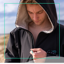 Load image into Gallery viewer, Weatherproof Surf Poncho / Robe
