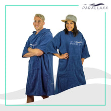 Load image into Gallery viewer, 100% Cotton Navy One Size Surf Poncho
